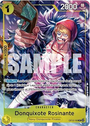 Donquixote Rosinante (Illustration Box Vol.6) OP12-108 One Piece Promotion Cards NM/M