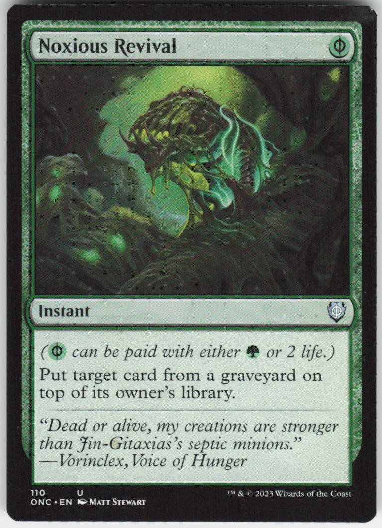 Noxious Revival U Commander: Phyrexia: All Will Be One 110 NM