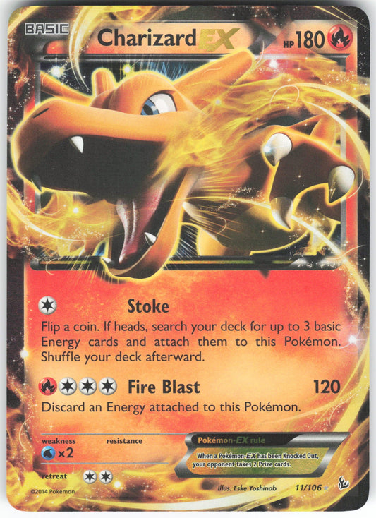 Charizard EX (11) Ultra Rare XY - Flashfire 11/106 LP