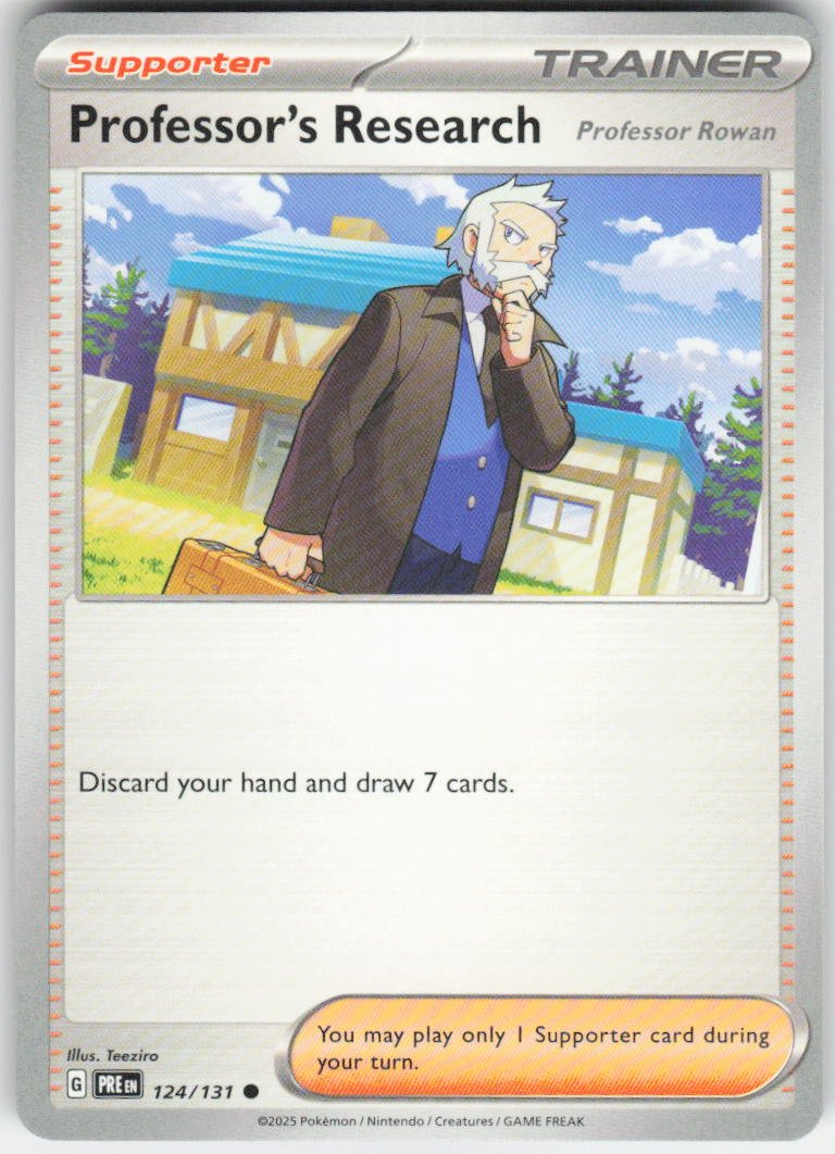 Professor's Research [Professor Rowan] Common SV: Prismatic Evolutions 124/131 NM