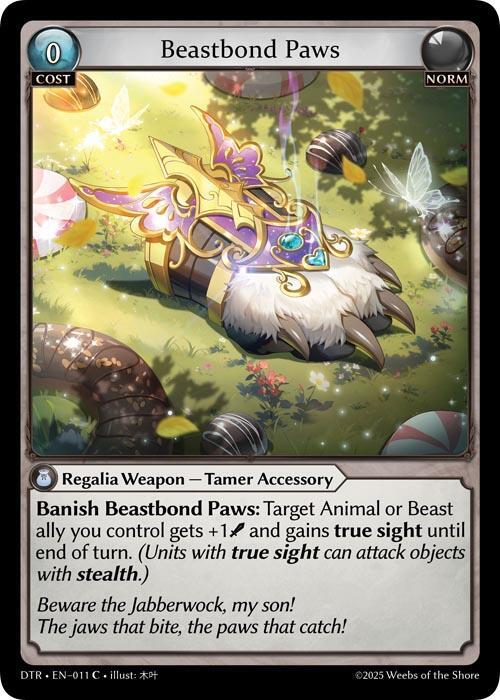 Beastbond Paws 011 Common Distorted Reflections NM