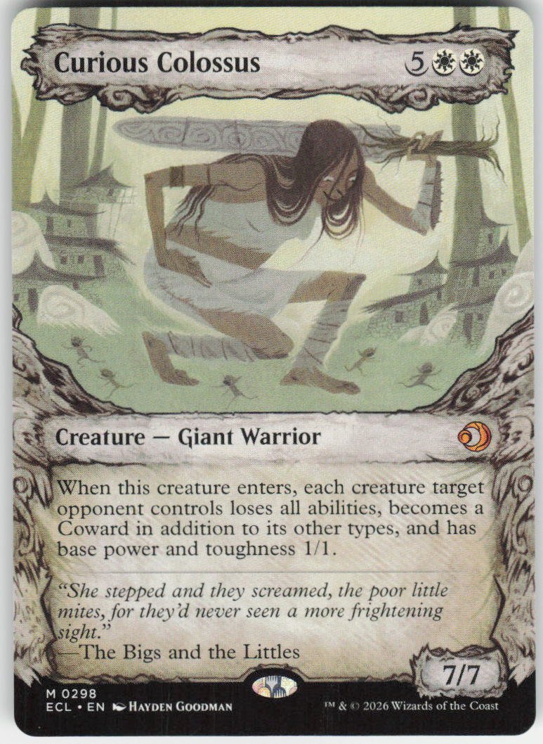 Curious Colossus (Showcase) M Lorwyn Eclipsed 298 NM