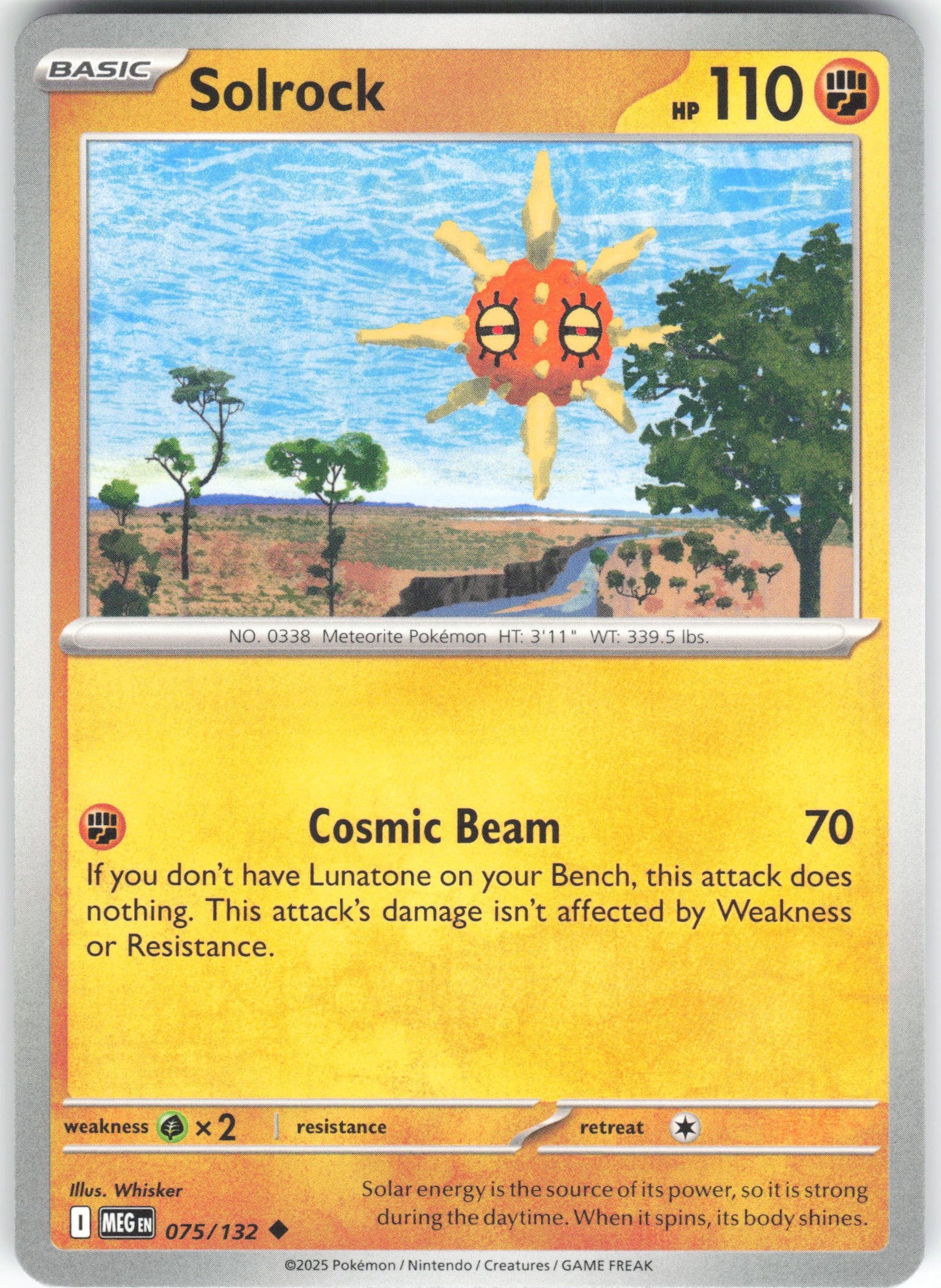Solrock Uncommon ME01: Mega Evolution 075/132 NM
