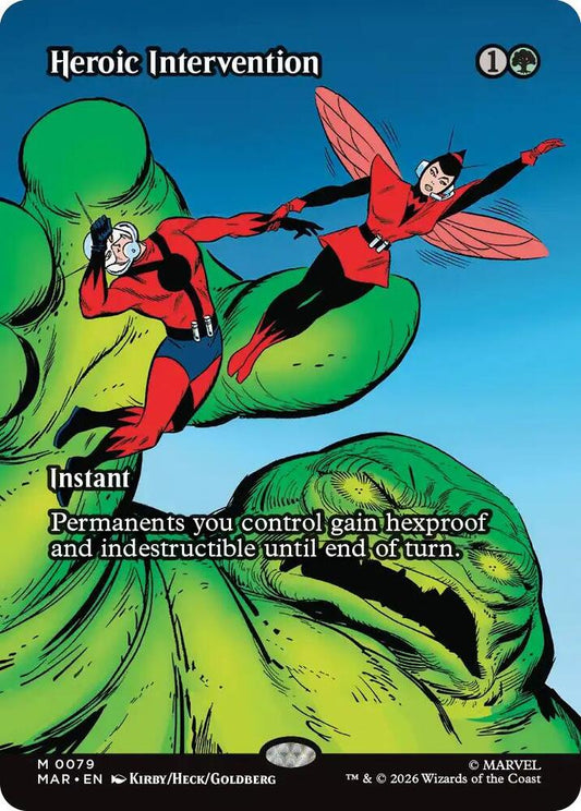 Heroic Intervention (0079) (Borderless) 79 Marvel Universe Eternal-Legal NM/M