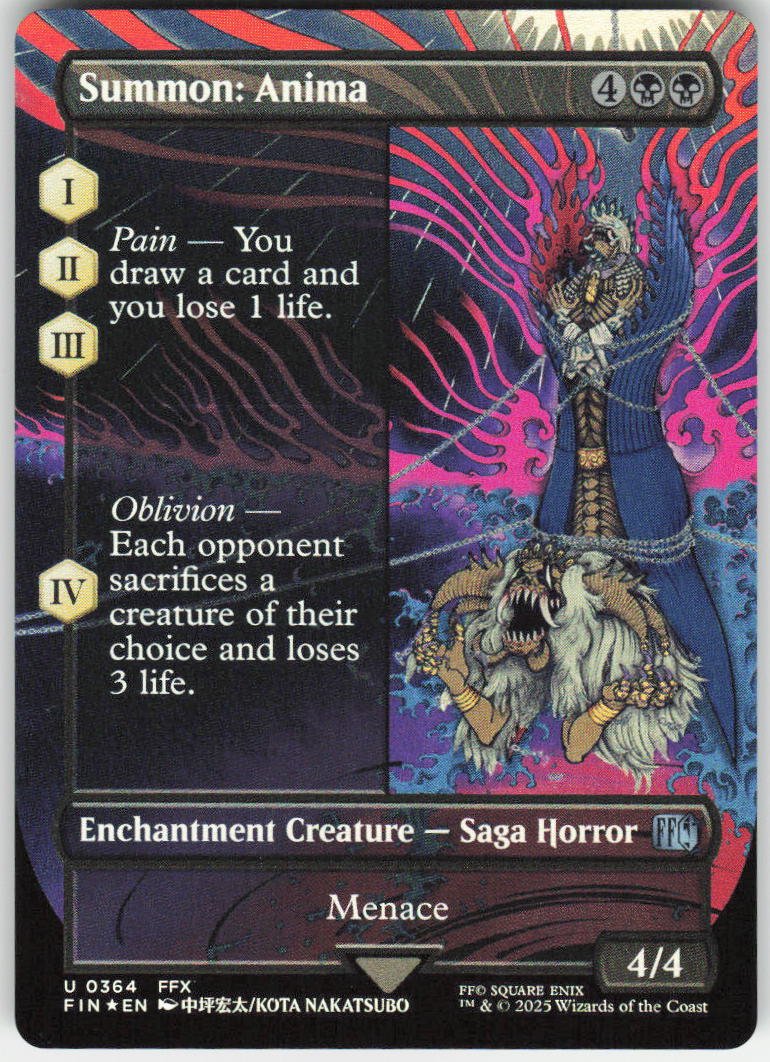 Summon: Anima (Borderless) U FINAL FANTASY 364 NM