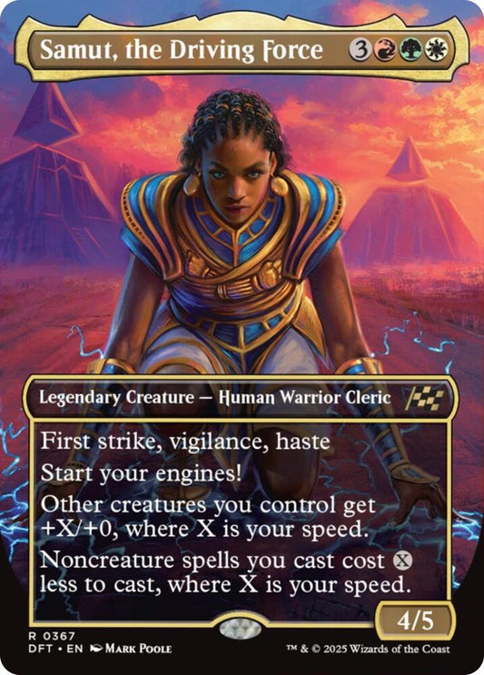 Samut, the Driving Force (Borderless) 367 Rare Aetherdrift NM/M