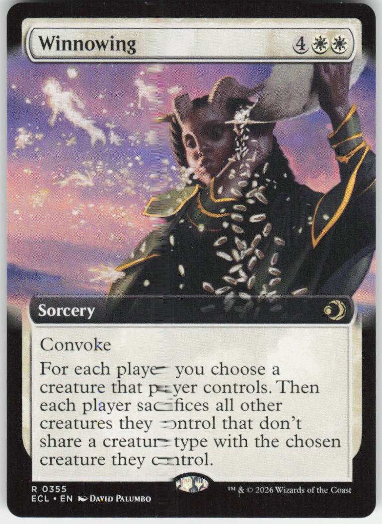 Winnowing (Extended Art) R Lorwyn Eclipsed 355 NM