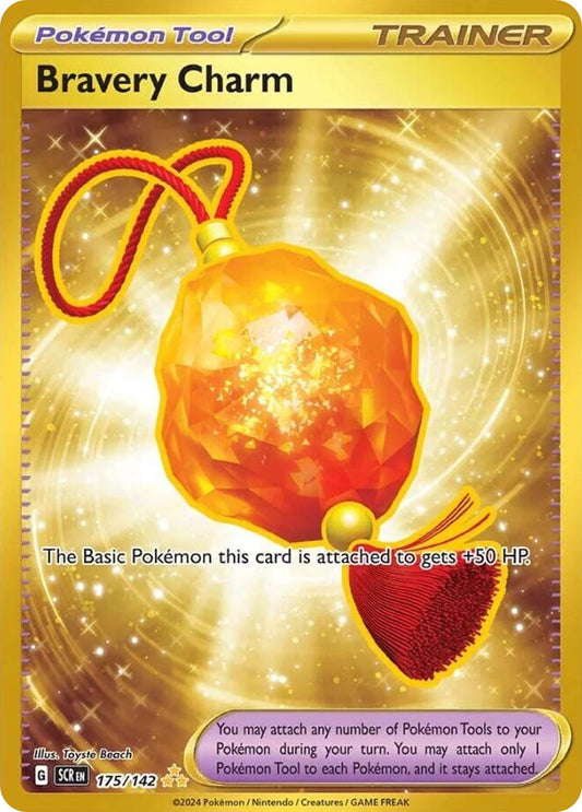 Bravery Charm 175/142 Hyper Rare Stellar Crown NM/M