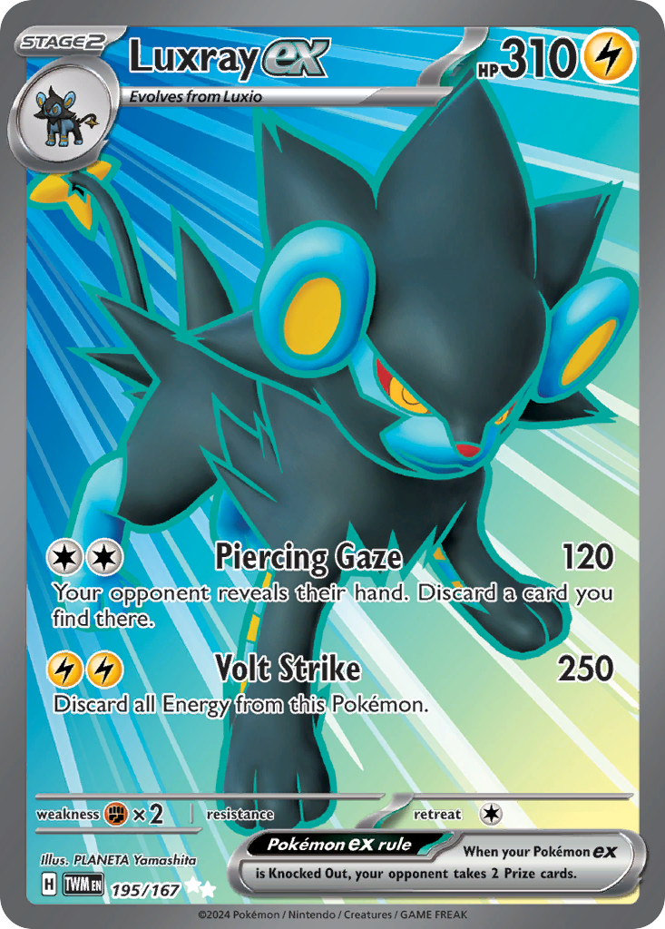 Luxray ex 195/167 Ultra Rare Twilight Masquerade NM/M