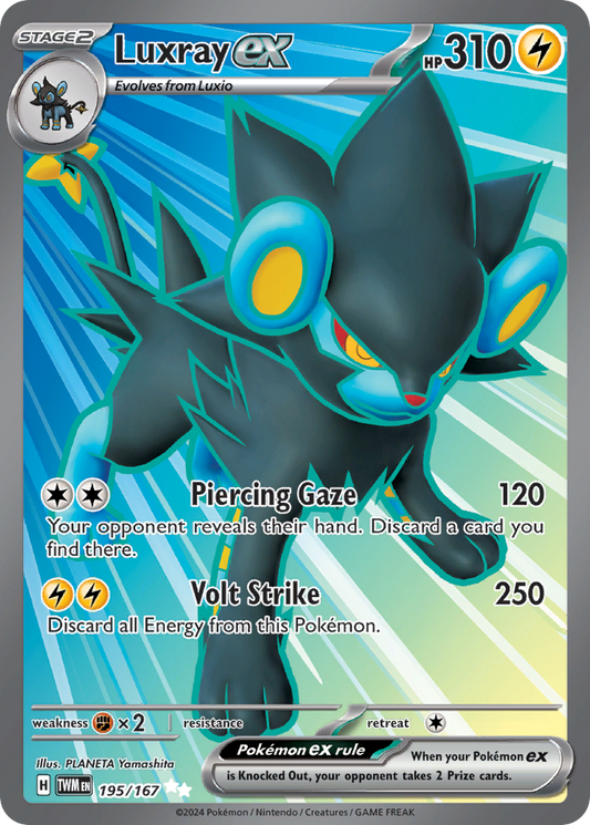 Luxray ex 195/167 Ultra Rare Twilight Masquerade NM/M