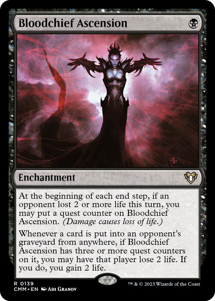 Bloodchief Ascension 139 Rare Commander Masters NM/M
