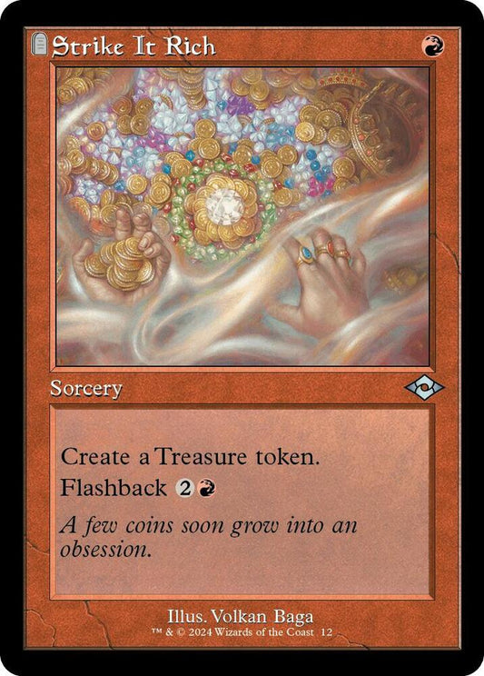 Strike It Rich (Retro Frame) 12 Foil Uncommon Modern Horizons 2 NM/M