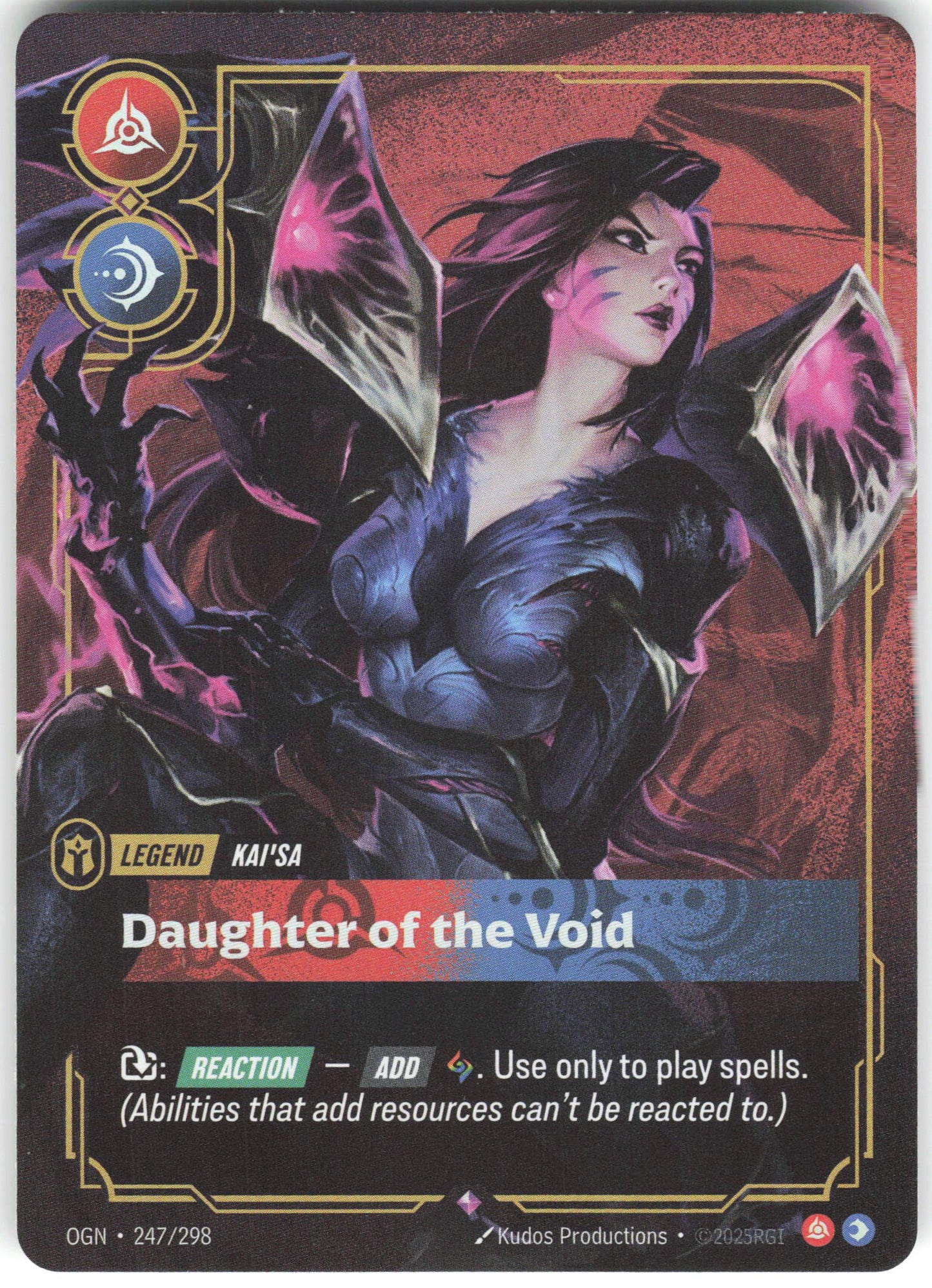 Kai'Sa - Daughter of the Void Rare Origins 247/298 NM
