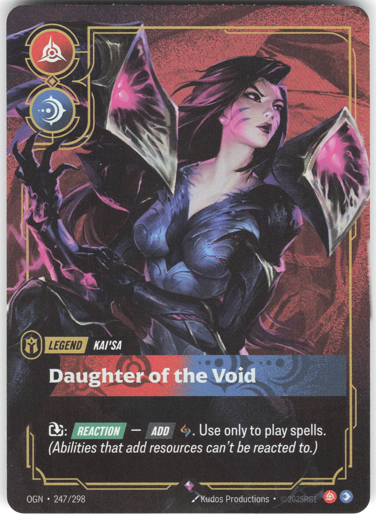 Kai'Sa - Daughter of the Void Rare Origins 247/298 NM