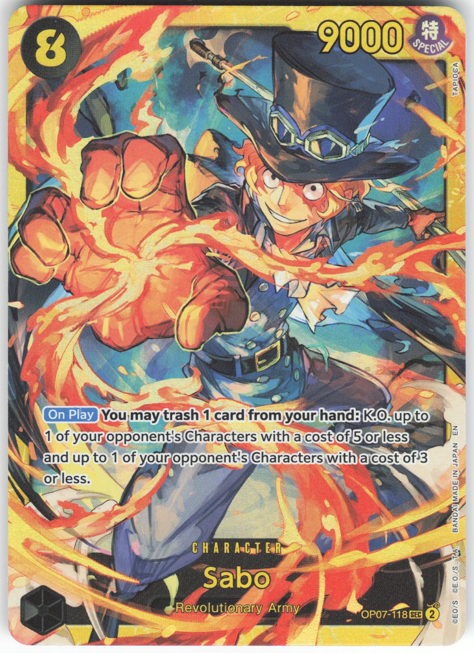 Sabo - (Reprint) SEC Premium Booster -The Best- Vol. 2 OP07-118 NM