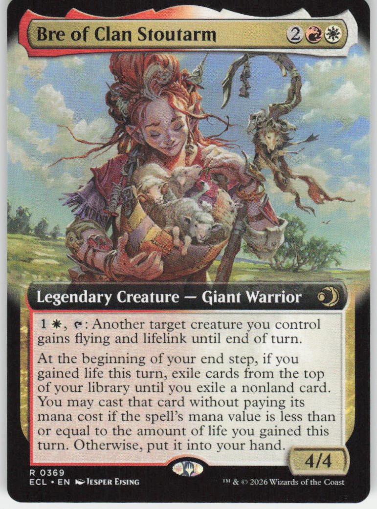 Bre of Clan Stoutarm (Extended Art) R Lorwyn Eclipsed 369 NM