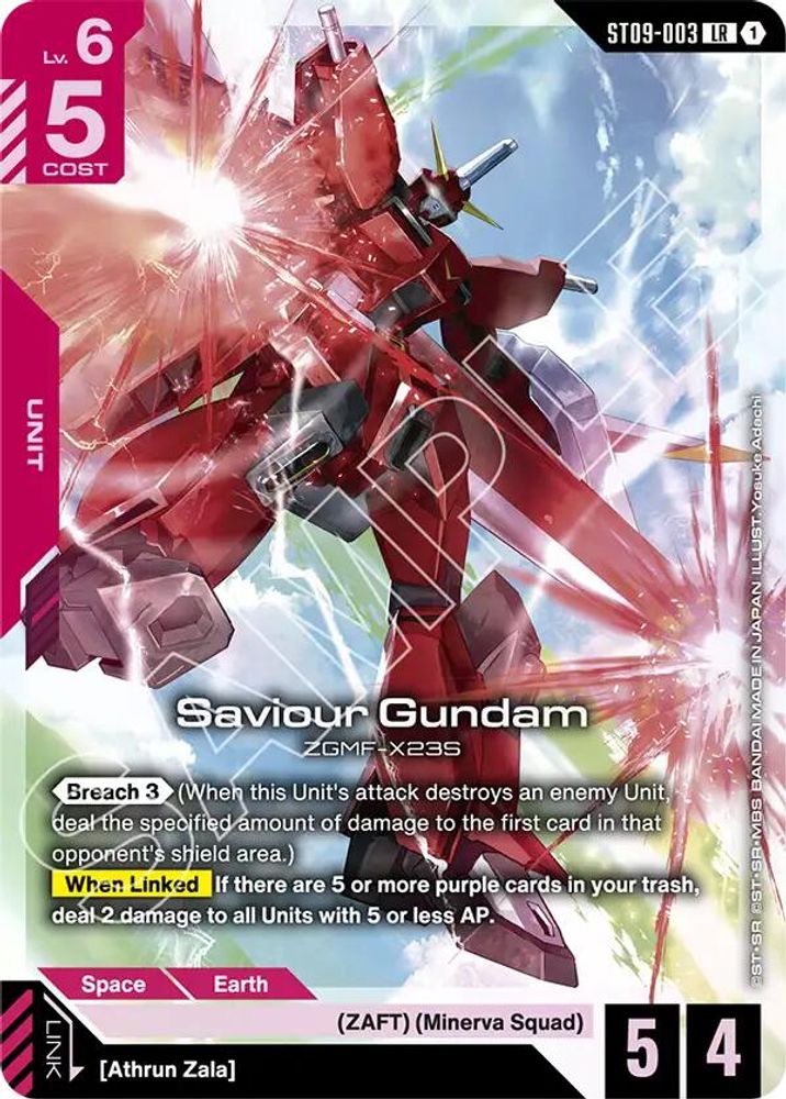 Saviour Gundam ST09-003 LR Starter Deck 09: Destiny Ignition NM/M