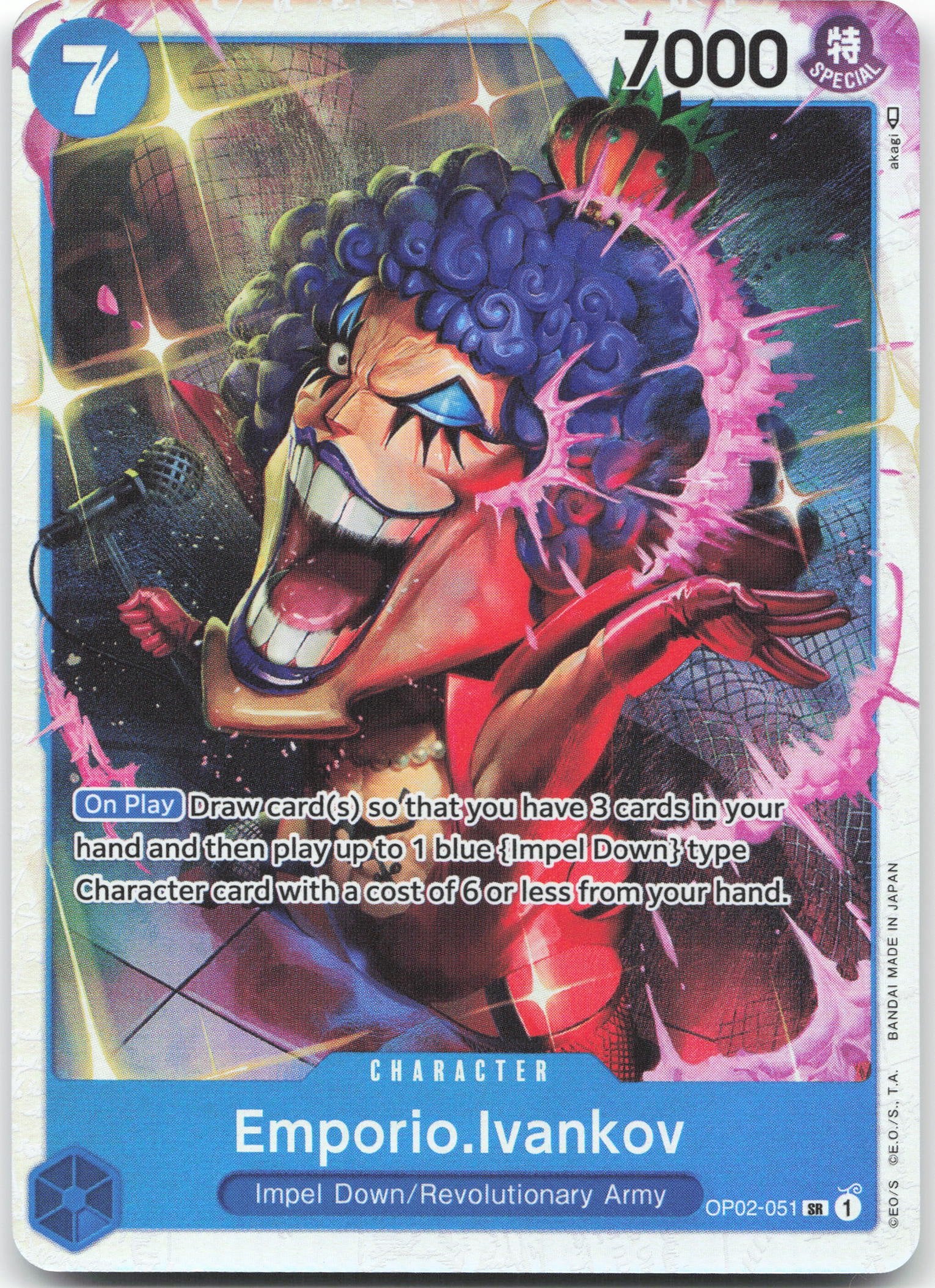 Emporio.Ivankov (051) SR Paramount War OP02-051 NM