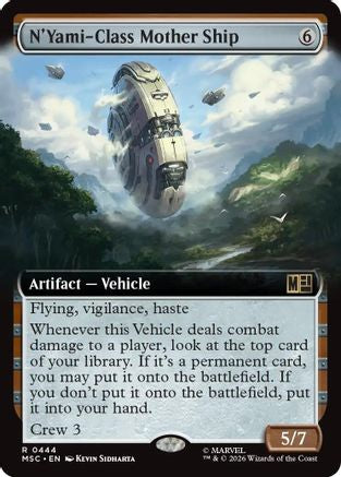 N'Yami-Class Mother Ship (Extended Art) 444 Commander: Marvel Super Heroes NM/M