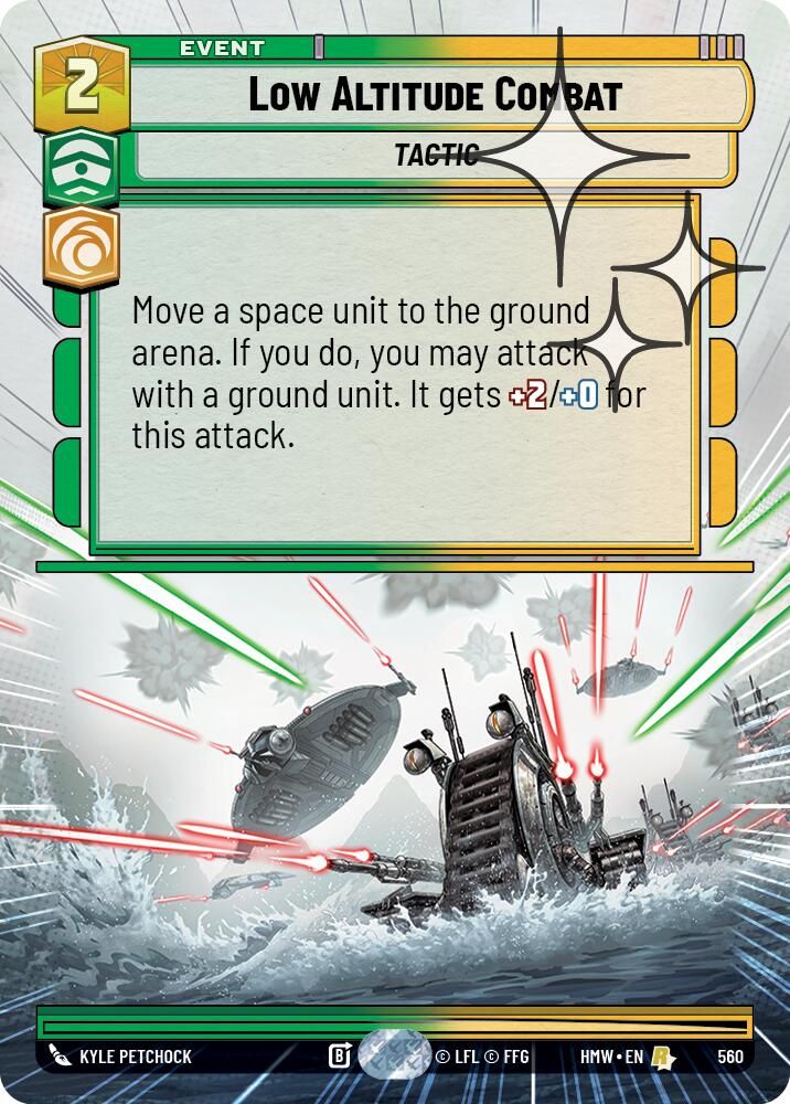 Low Altitude Combat (Hyperspace Foil) 560 Rare Homeworlds NM/M