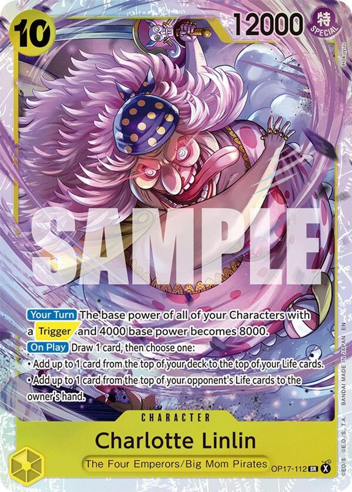 Charlotte Linlin (112) OP17-112 Super Rare The World's Strongest Warriors NM/M