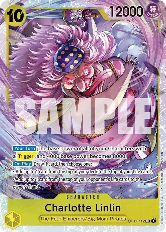 Charlotte Linlin (112) OP17-112 Super Rare The World's Strongest Warriors NM/M