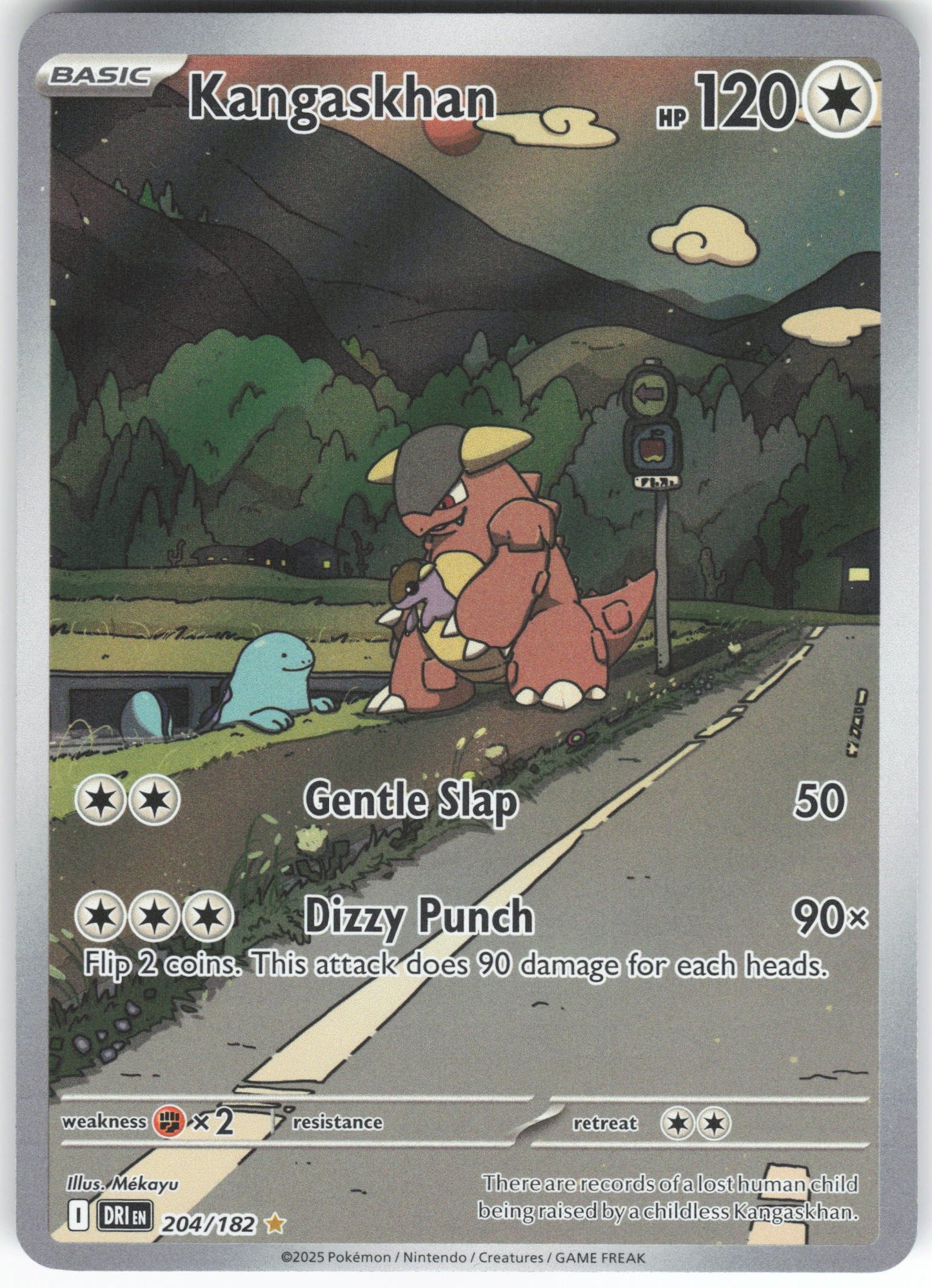 Kangaskhan - Illustration Rare SV10: Destined Rivals 204/182 NM