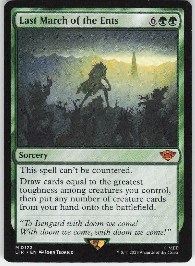 Last March of the Ents M Universes Beyond: The Lord of the Rings: Tales of Middle-earth 172 NM