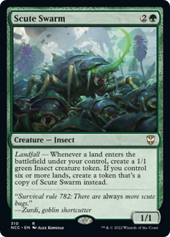 Scute Swarm 310 Rare Commander: Streets of New Capenna NM/M