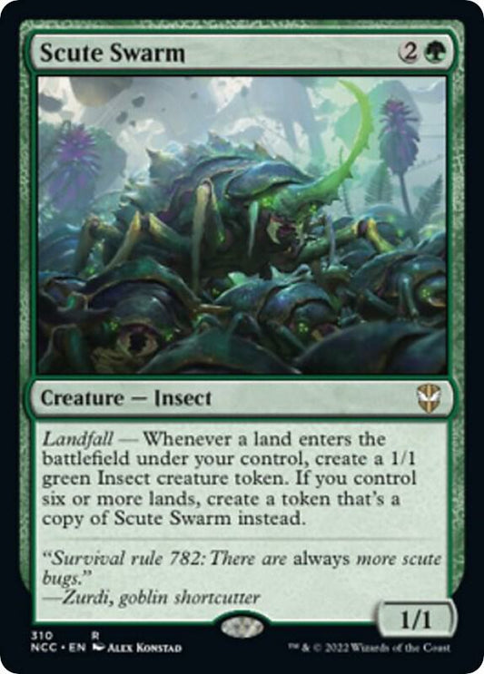 Scute Swarm 310 Rare Commander: Streets of New Capenna NM/M