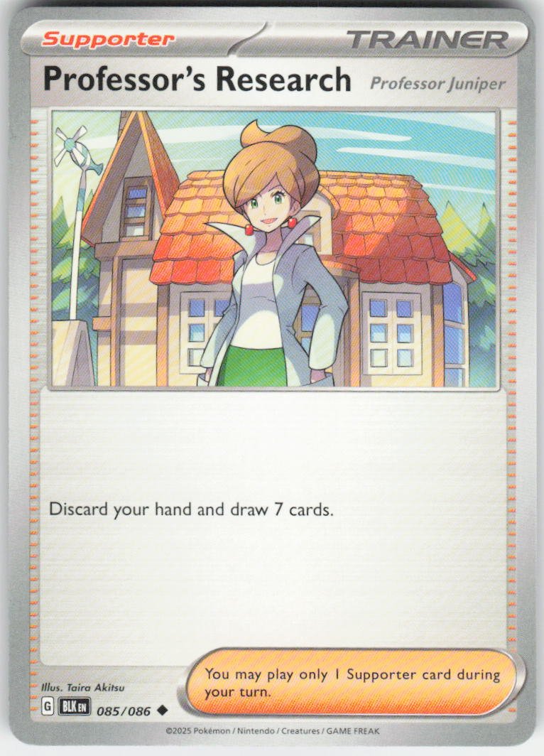 Professor's Research Uncommon SV: Black Bolt 085/086 NM