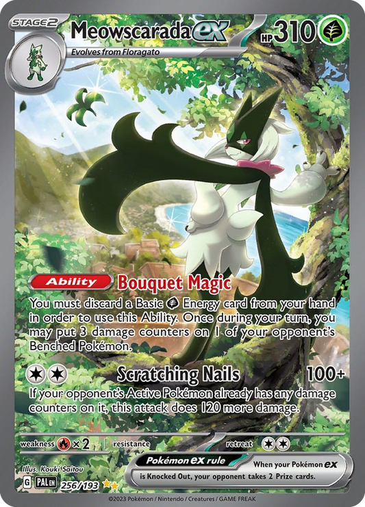 Meowscarada ex 256/193 Special Illustration Rare Paldea Evolved NM/M