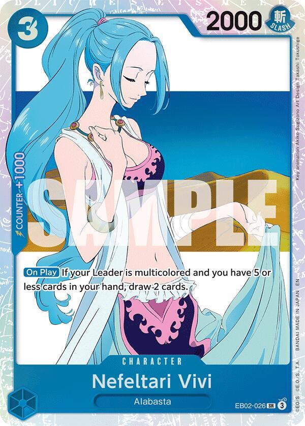 Nefeltari Vivi EB02-026 Super Rare Extra Booster: Anime 25th Collection NM/M
