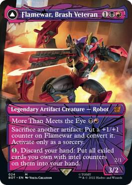 Flamewar, Brash Veteran (Shattered Glass) 24 Universes Beyond: Transformers NM/M