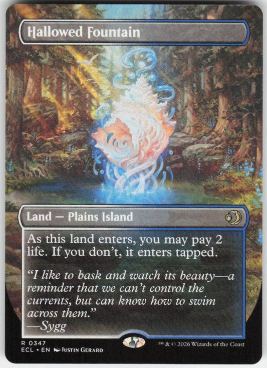 Hallowed Fountain (Borderless) R Lorwyn Eclipsed 347 NM