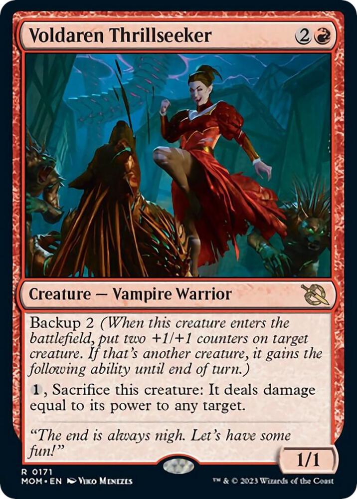 Voldaren Thrillseeker 171 Rare March of the Machine NM/M