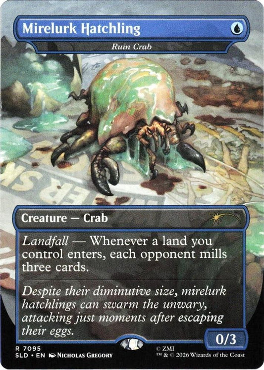 Mirelurk Hatchling - Ruin Crab 7095 Rare Foil Secret Lair Drop Series NM/M