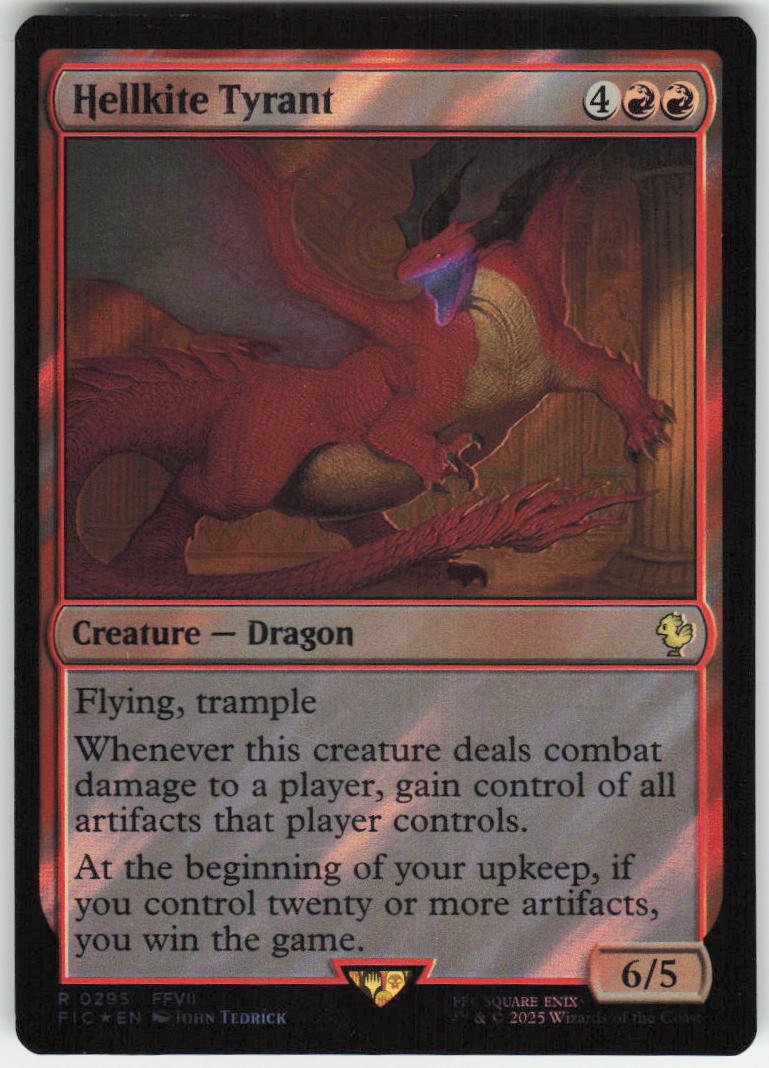 Hellkite Tyrant (Surge Foil) R Commander: FINAL FANTASY 295 NM