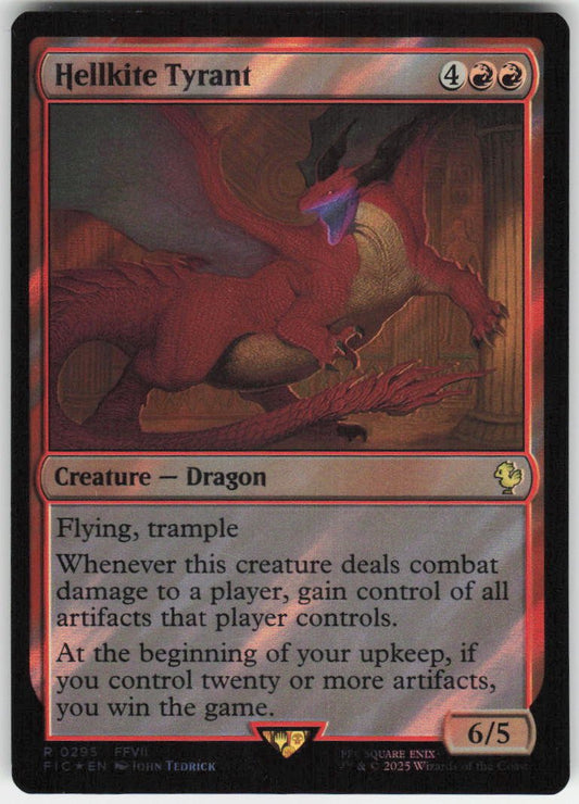 Hellkite Tyrant (Surge Foil) R Commander: FINAL FANTASY 295 NM