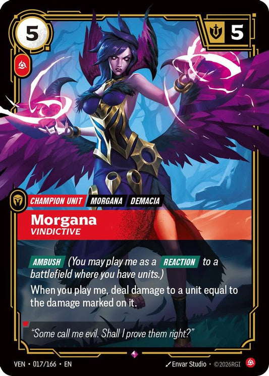 Morgana - Vindictive 017/166 Rare Vendetta NM/M