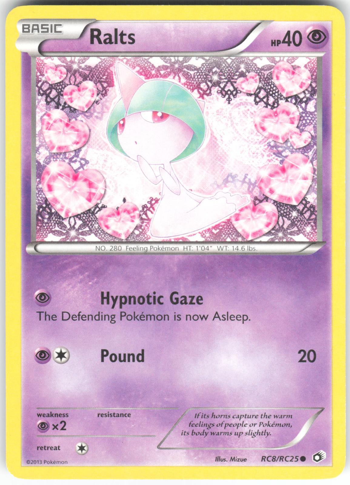 Ralts RC8/RC25 Common Legendary Treasures: Radiant Collection Holo LP