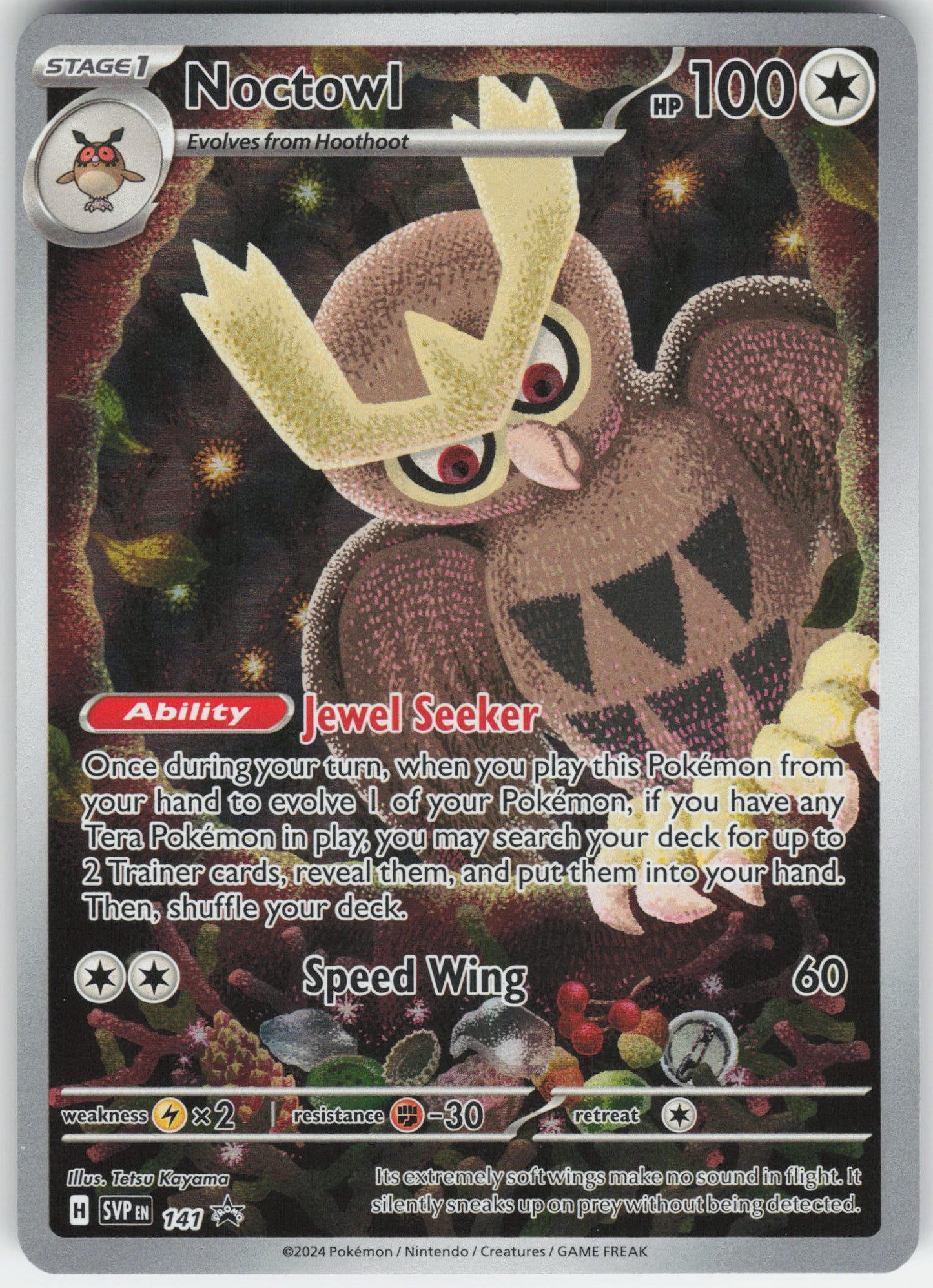 Noctowl Promo SV: Scarlet & Violet Promo Cards 141 NM