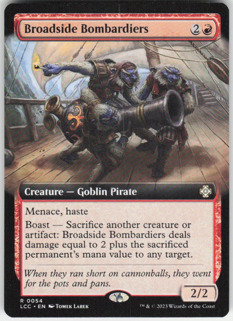 Broadside Bombardiers (Extended Art) R Commander: The Lost Caverns of Ixalan 54 NM