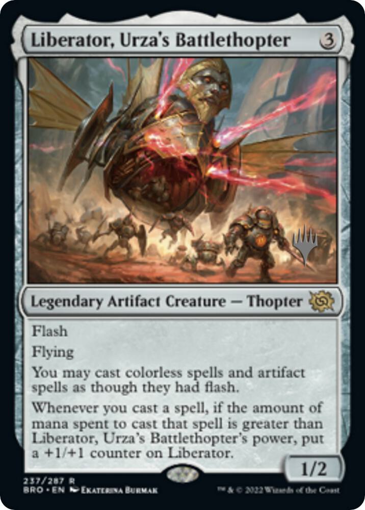 Liberator, Urza's Battlethopter 237 Rare Promo Pack: The Brothers' War NM/M