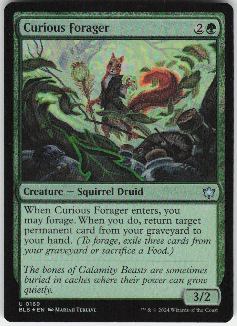 Curious Forager U Bloomburrow 169 NM