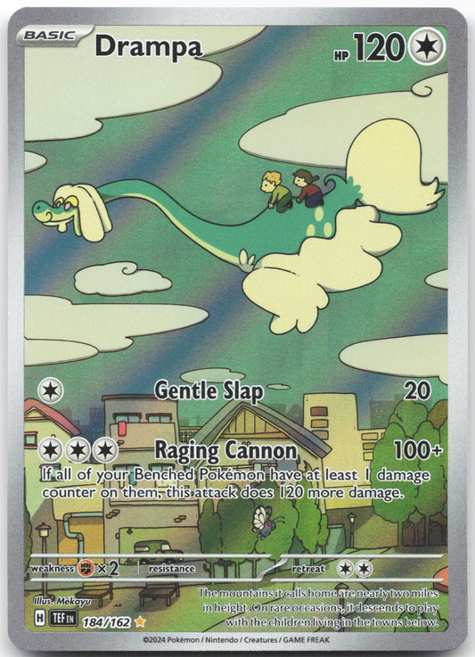 Drampa - Illustration Rare SV05: Temporal Forces 184/162 NM