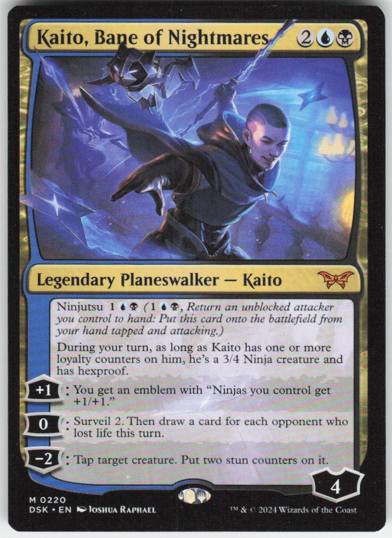 Kaito, Bane of Nightmares M Duskmourn: House of Horror 220 NM