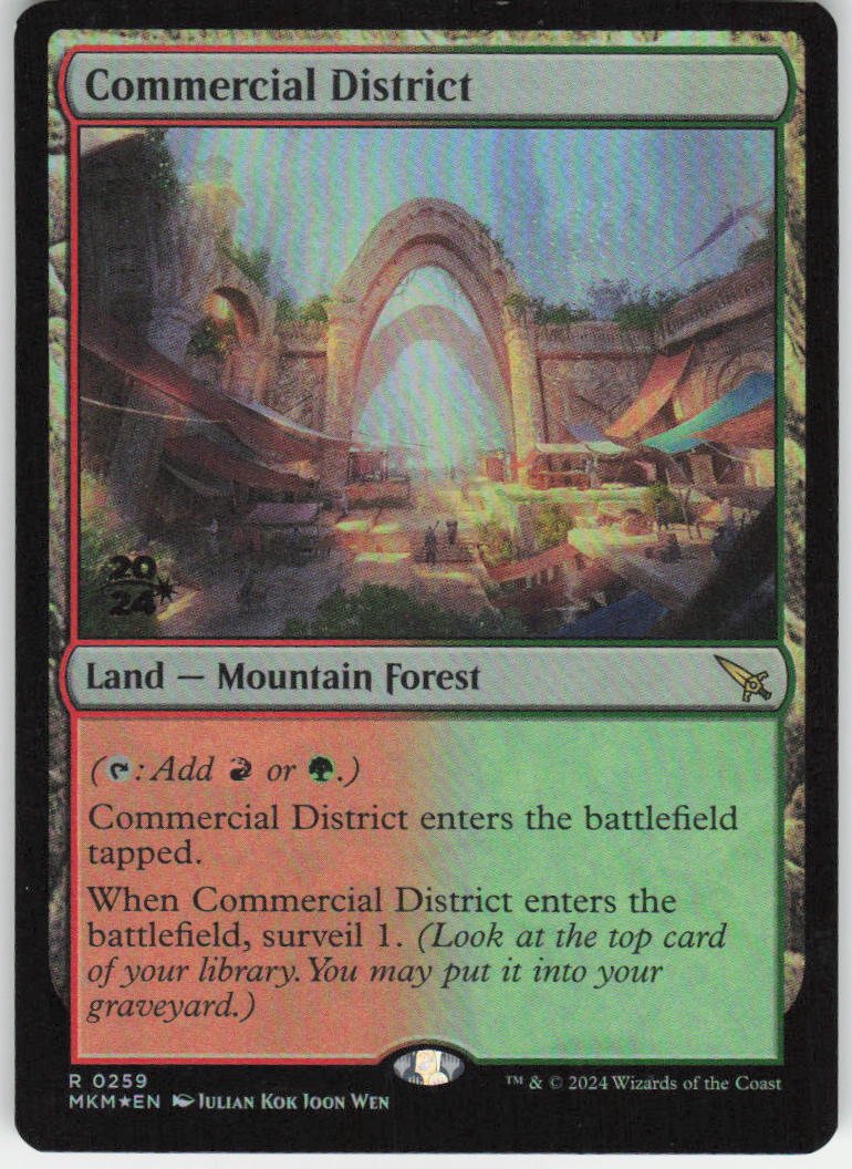 Commercial District R Prerelease Cards 259 NM