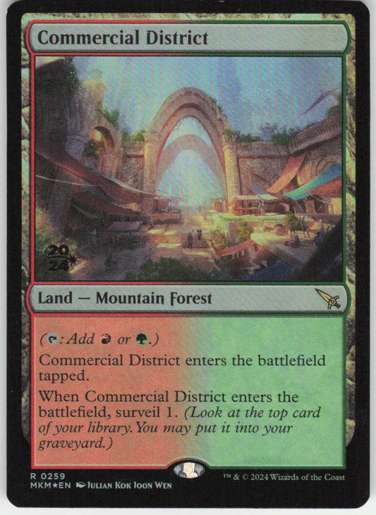 Commercial District R Prerelease Cards 259 NM