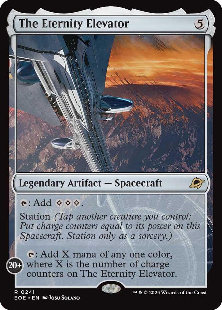 The Eternity Elevator 241 Rare Edge of Eternities NM/M